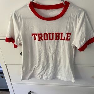 “trouble” tshirt